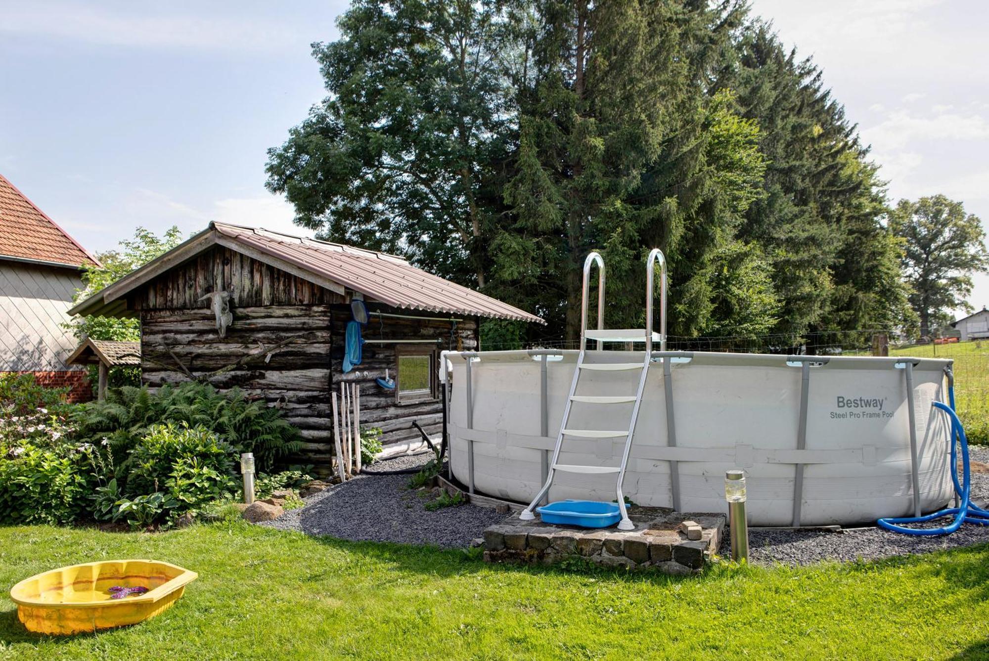 Ferienwohnung Wiesenschneiders Freiensteinau Exteriör bild